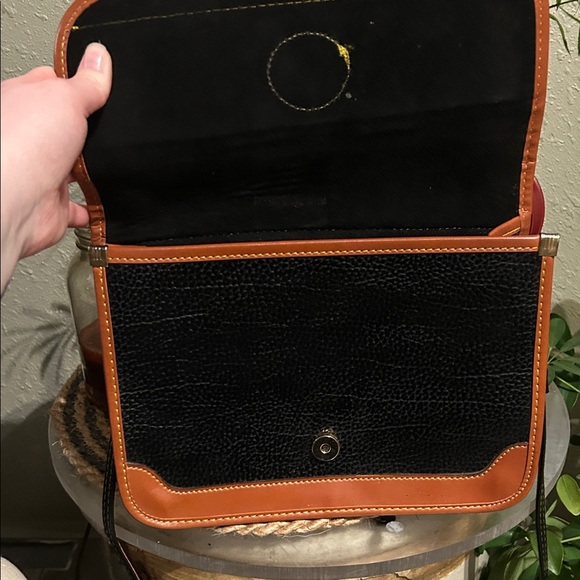 Dooney & Bourke Black and Brown Crossbody Bag - Picture 7 of 12